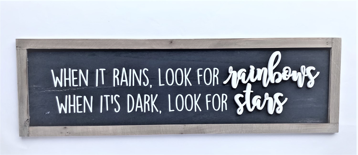 31.5" Look For Rainbows Wall Plaque HD5379