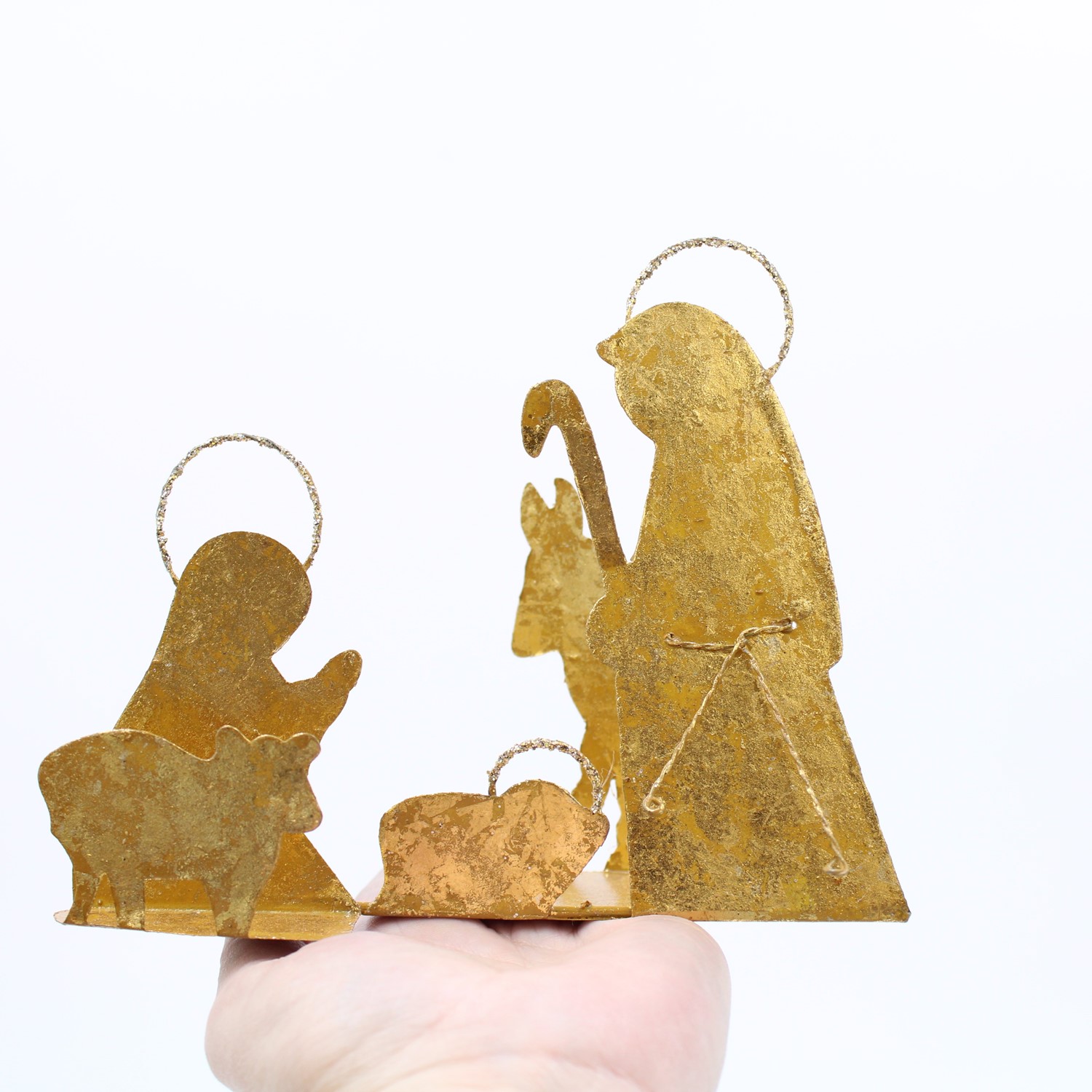 6x3x5" Gold Nativity Silhouette JM15150