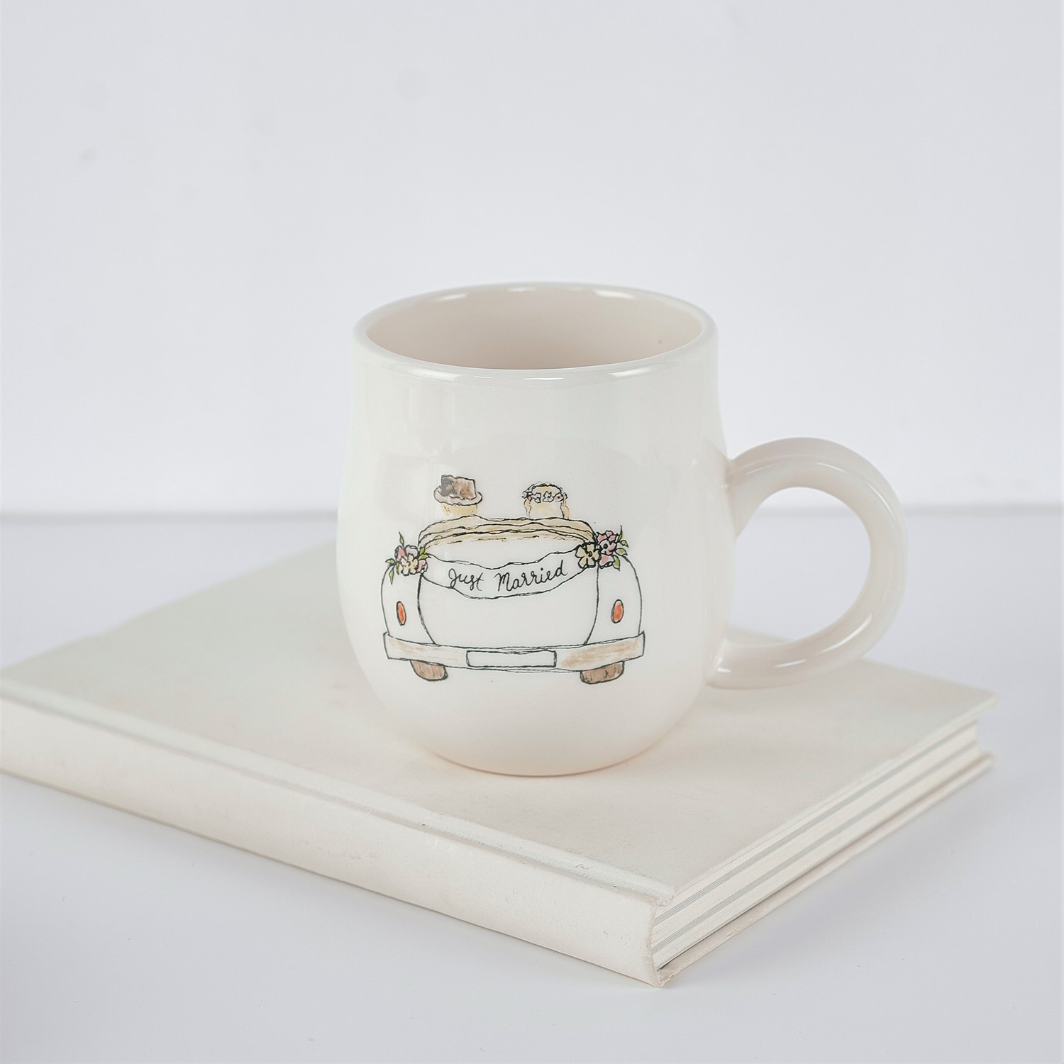 3x4" Ceramic Mug, Wedding Car ©Tawnya Norton TN2046