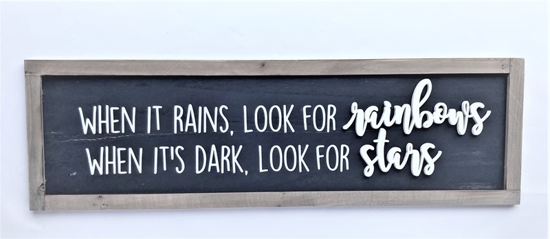 31.5" Look For Rainbows Wall Plaque HD5379