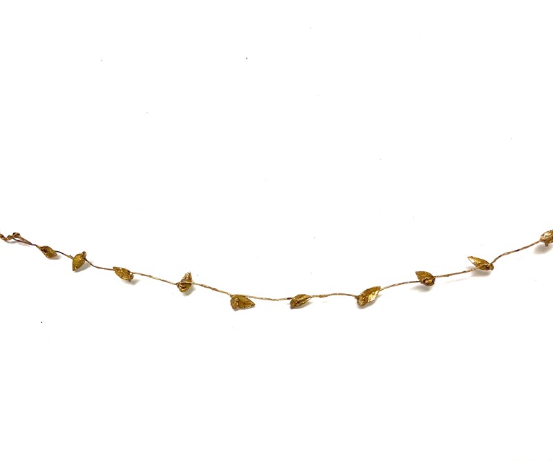 43" Tiny Gold Leaf Garland JM83910