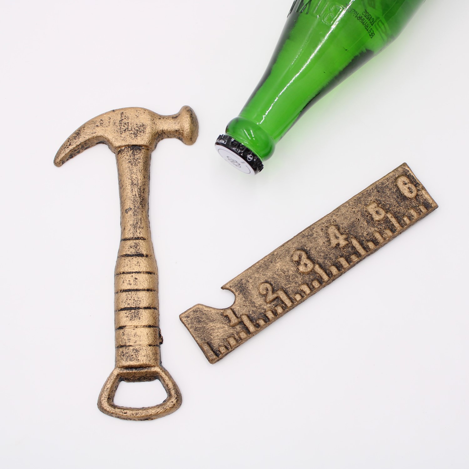 cast iron hammer bottle opener