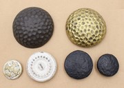 1.4" Round Decorative Tack, Gold HD5218 View 2