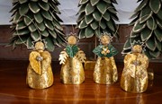 7" Gold Heavenly Host Angel Ornament, 4 Assorted JM16770A View 2